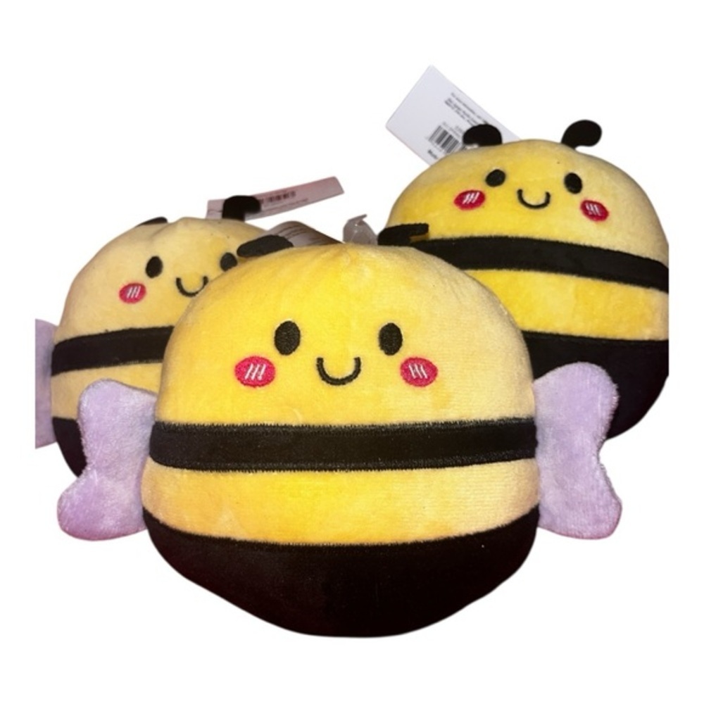 Yellow and Black Bee Plush Toy